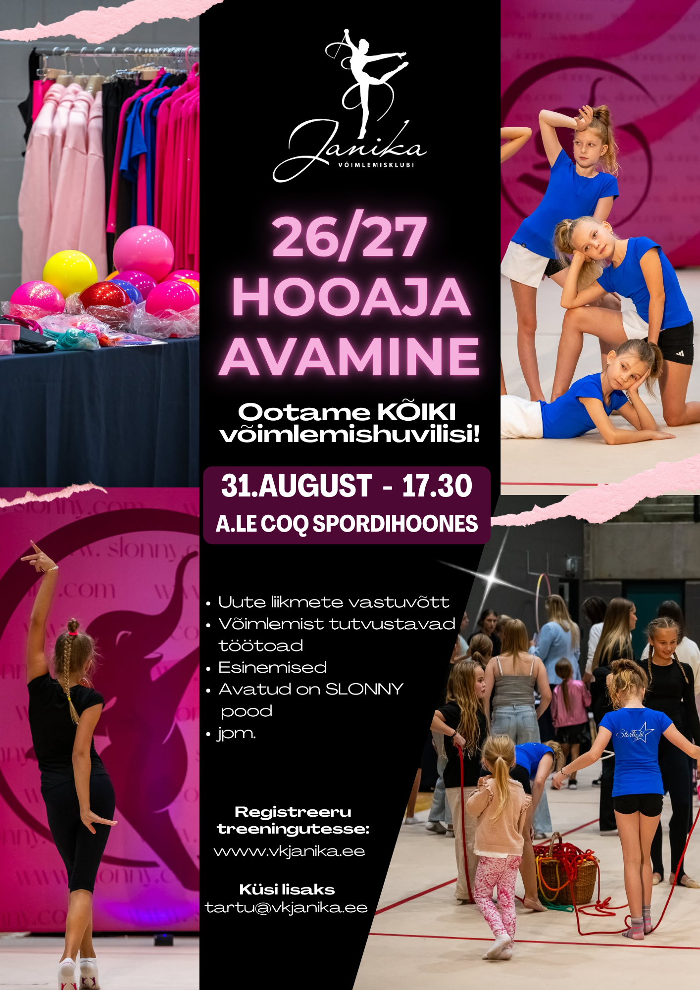 Võimlemisklubi Janika hooaja avamine