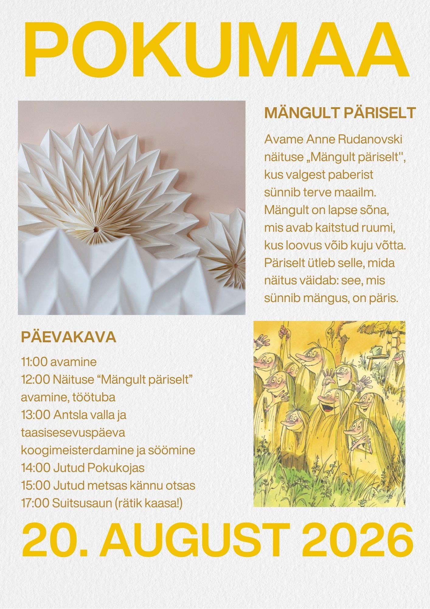 20. augusti pidupäev Pokumaal